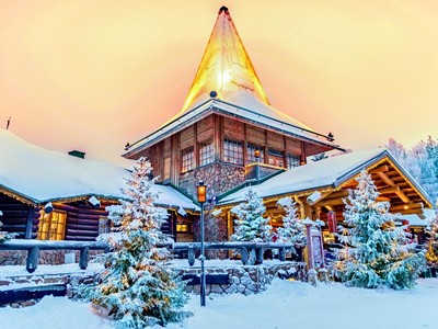 Za Polární září na sever Finska s návštěvou vesničky Santa Clause